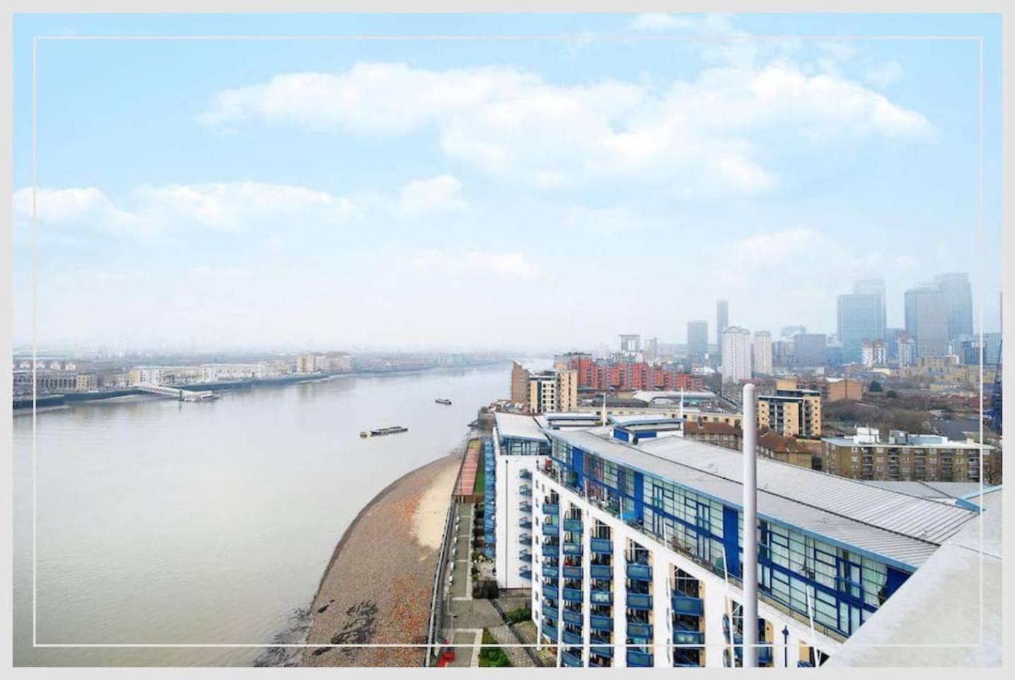 London Canary Wharf Riverside Penthouse Apartment Exterior foto