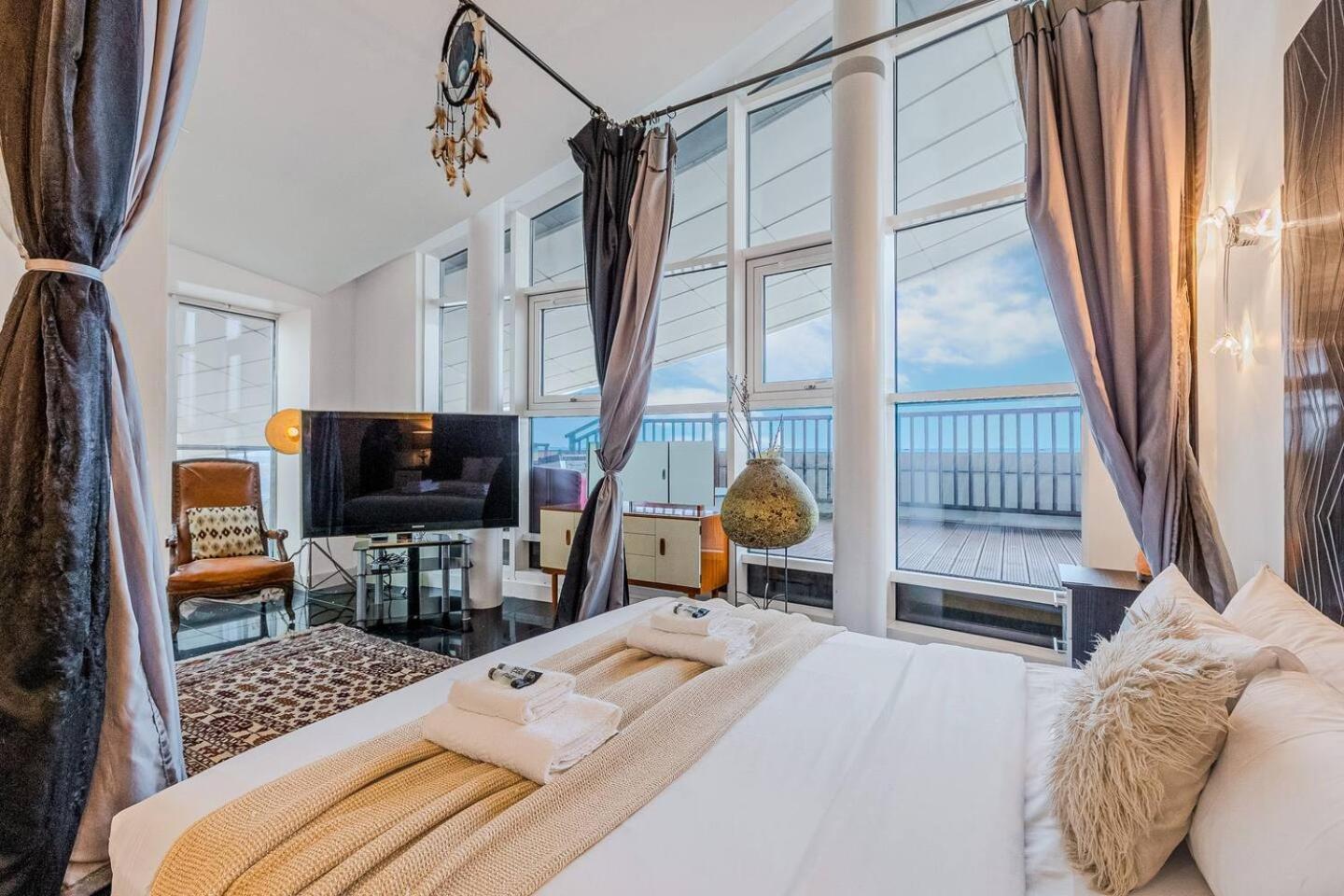 London Canary Wharf Riverside Penthouse Apartment Exterior foto