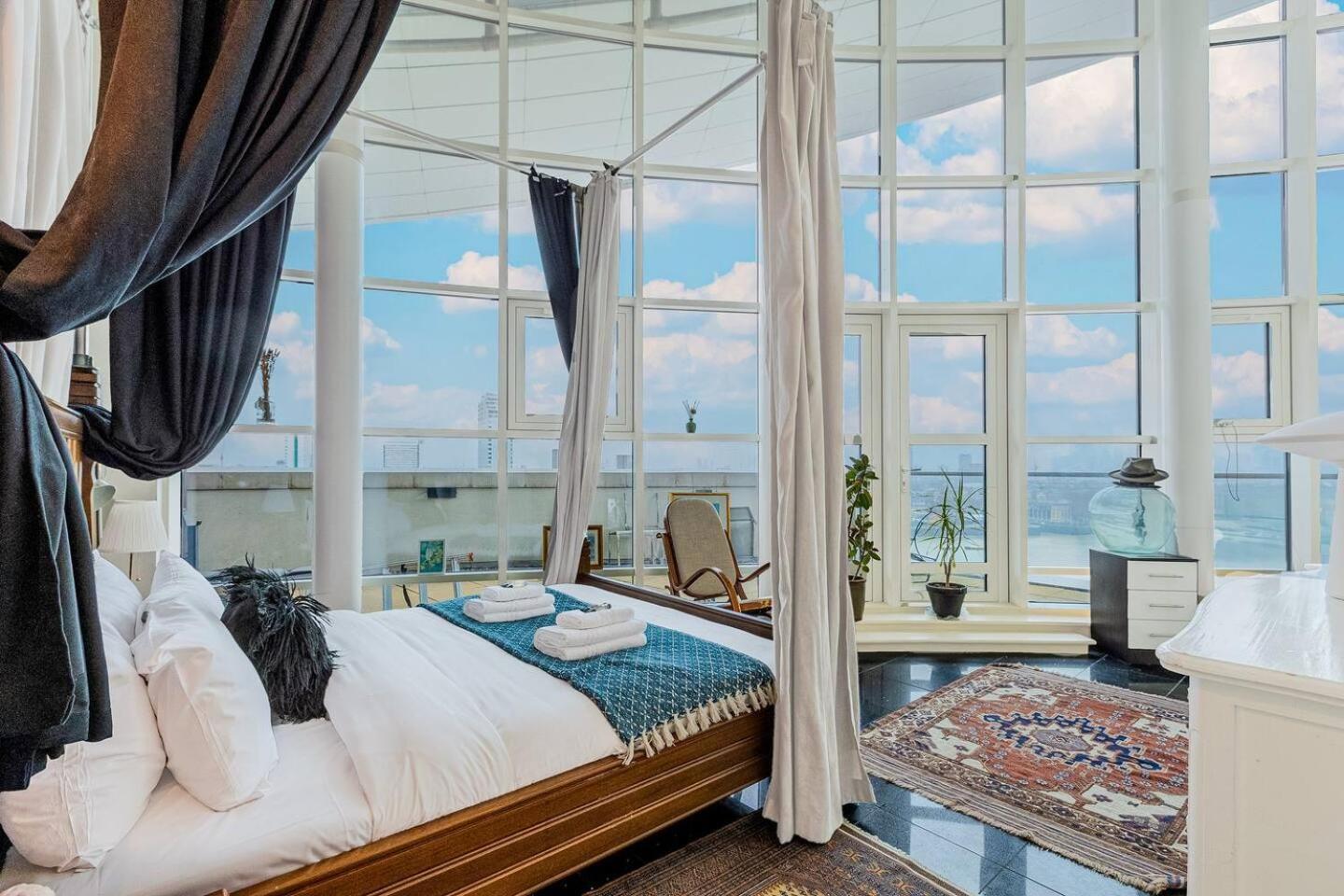 London Canary Wharf Riverside Penthouse Apartment Exterior foto