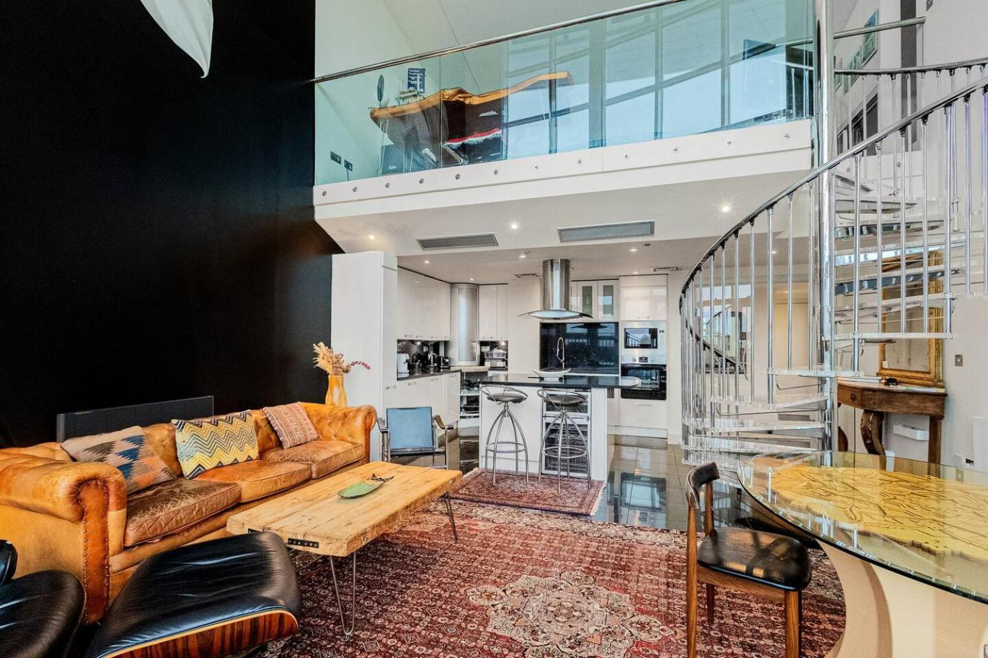 London Canary Wharf Riverside Penthouse Apartment Exterior foto