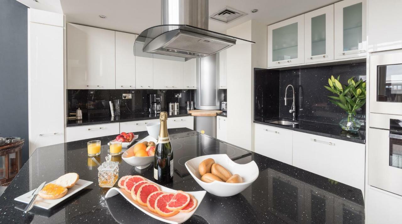 London Canary Wharf Riverside Penthouse Apartment Exterior foto