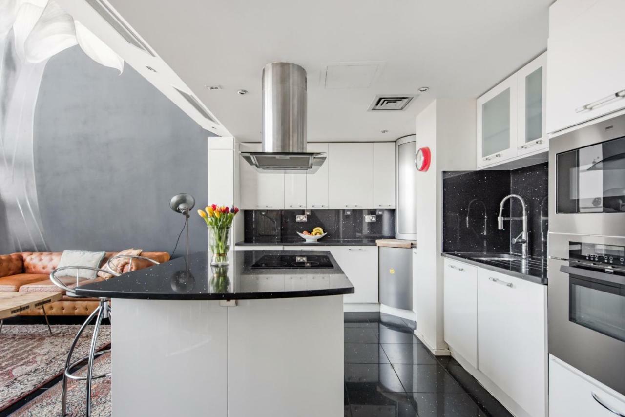 London Canary Wharf Riverside Penthouse Apartment Exterior foto